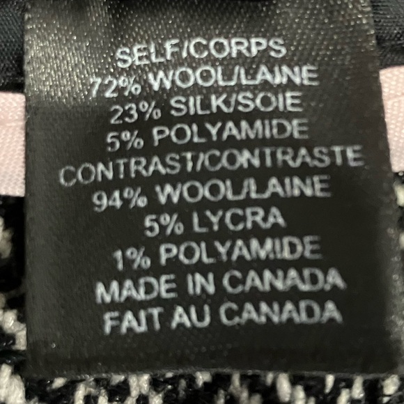 Pink Tartan Wool Blend Skirt - Picture 6 of 8